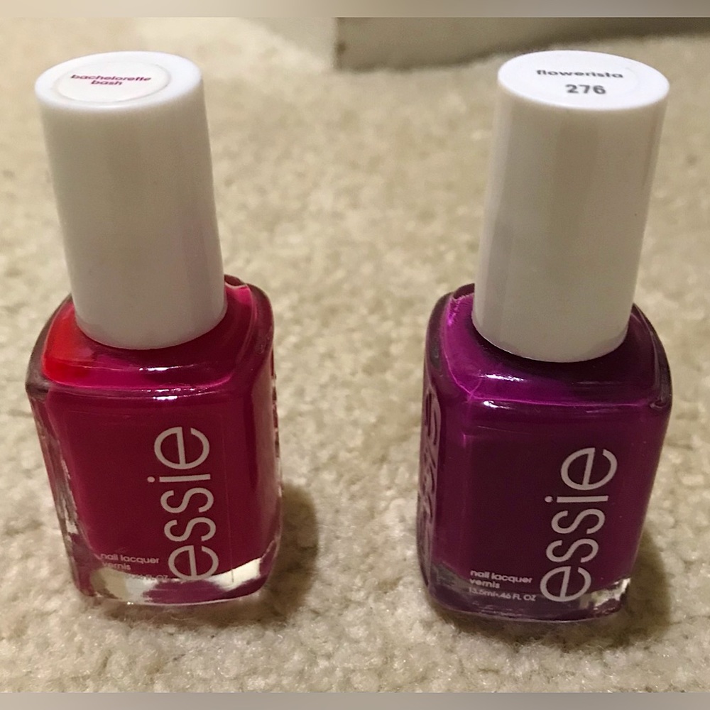 🆕🔥ESSIE BEAUTIFUL TRIO PINKS&PURPLES(BACHELORETTE BASH)FUSCHIAGRIZLLA)NWT!!!